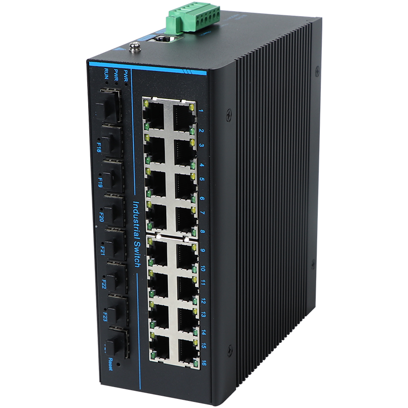 A6工业级管理型千兆8光16电交换机